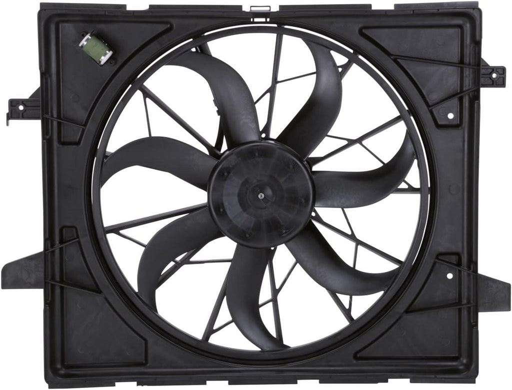 622660 Cooling Fan Assembly Compatible with 2011-2020 Jeep Grand Cherokee Black