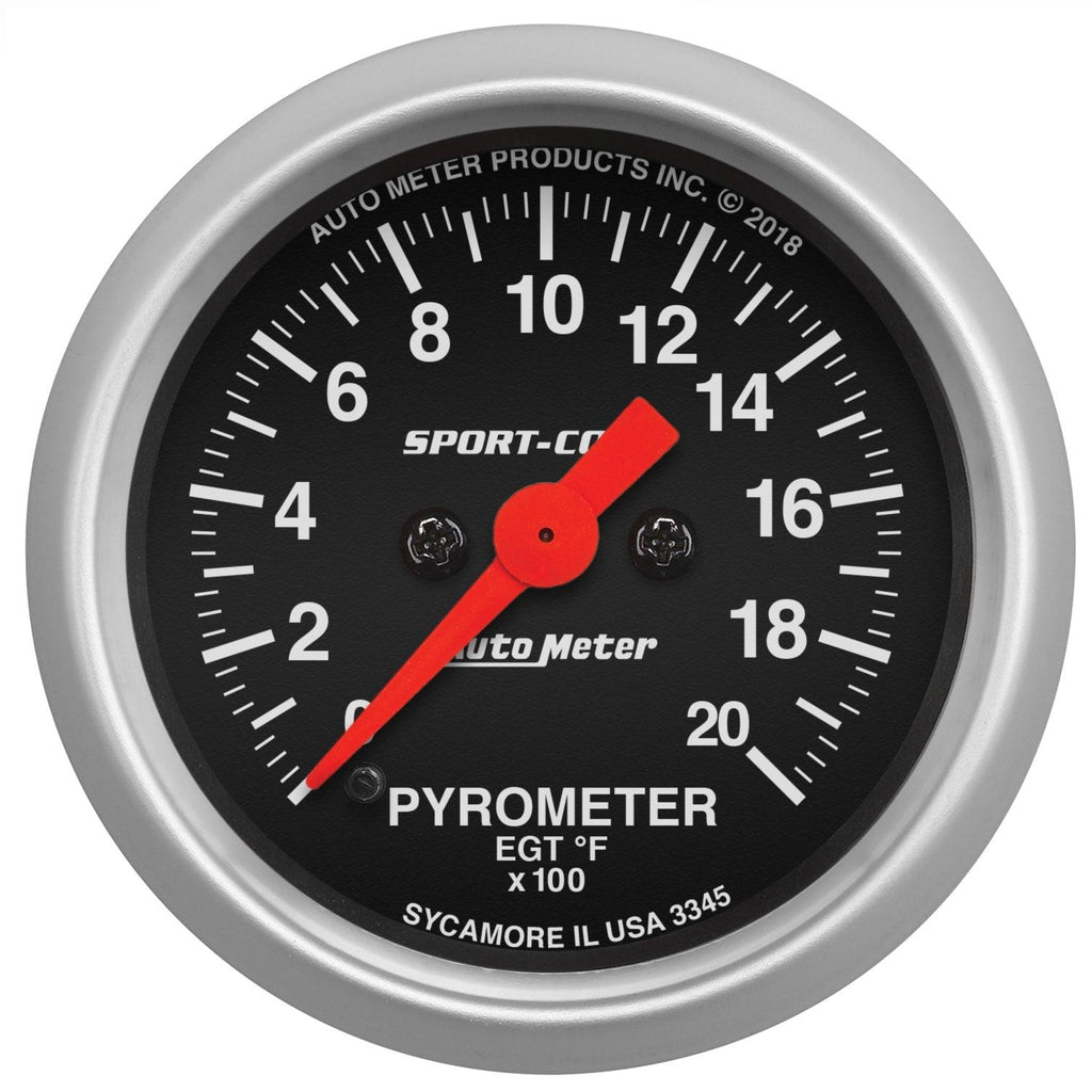 2-1/16 in. PYROMETER 0-2000 Degree F SPORT-COMP - greatparts