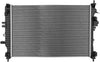OEM-RA-13574 1-Row Aluminum Core Radiator Compatible with 17-19 Lacrosse 3.6L,26" W X 17-1/8" H X 1" D,1-11/32" Inlet / 1-11/32" Outlet