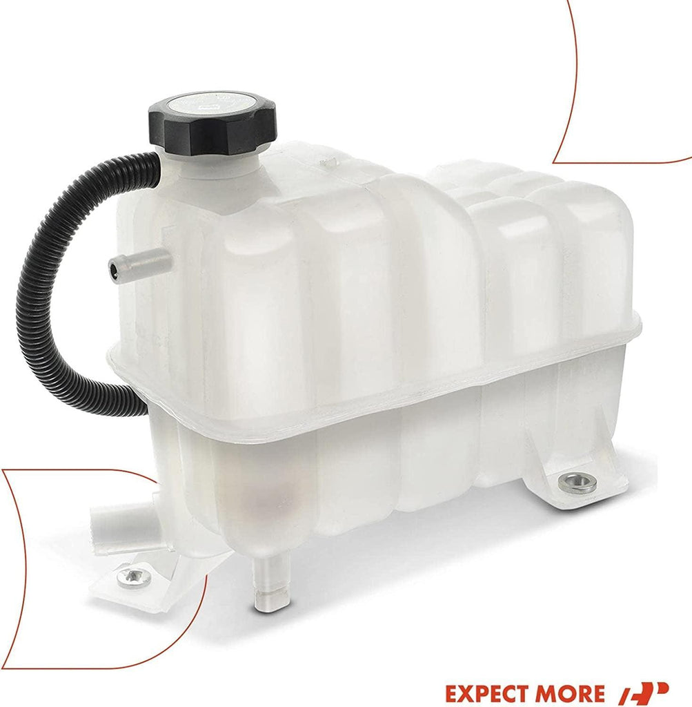 A-Premium Coolant Overflow Recovery Reservoir Tank [W/ Sensor & Cap] Compatible with Chevrolet Silverado 1500 2500 3500, Suburban, Tahoe & GMC Sierra, Yukon & Cadillac Escalade, for # 603-102, 1520394