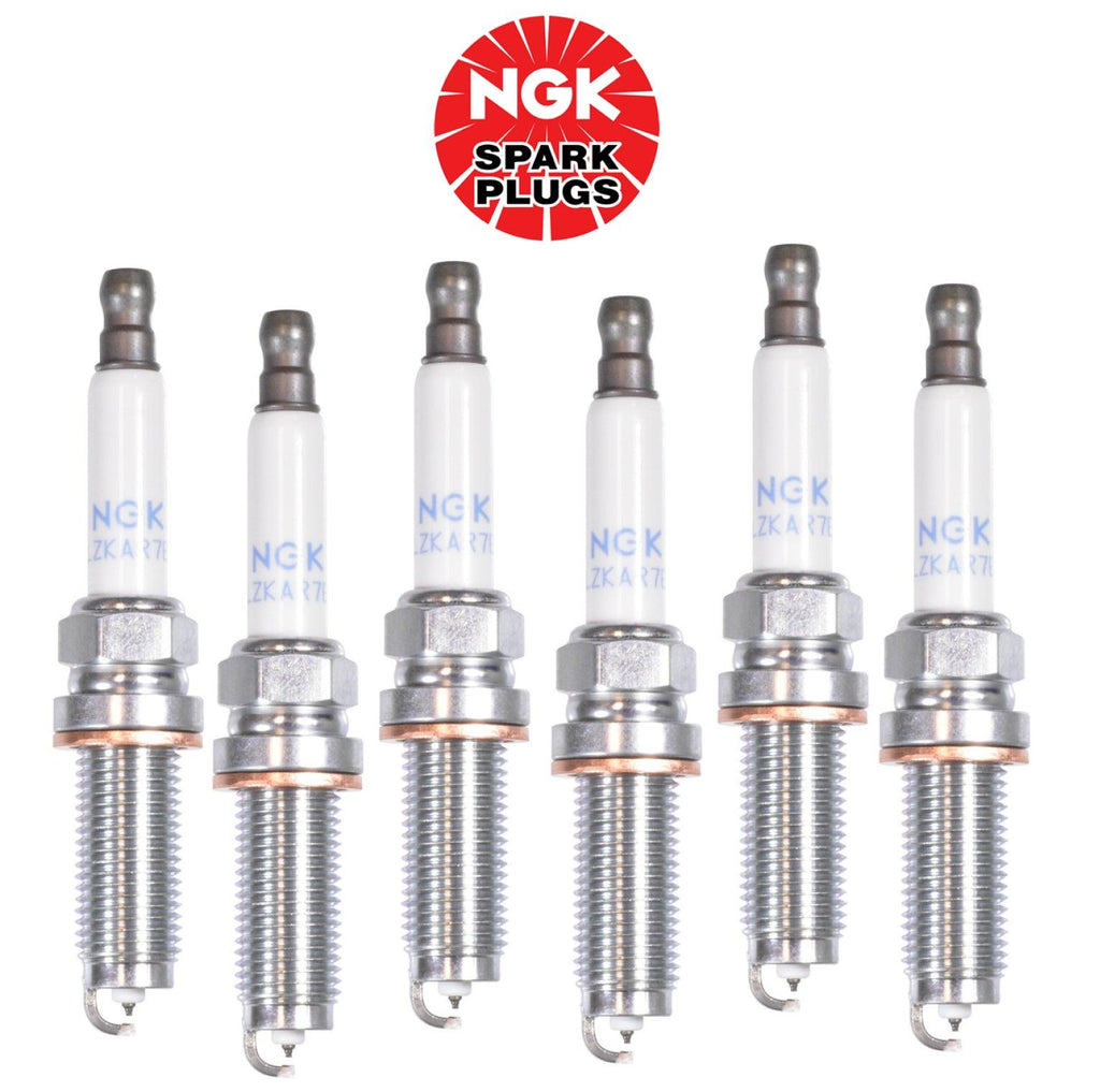 Spark Plug Laser Iridium 6Pcs NGK OEM for Land Rover Discovery Range Rover LR4