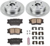 KOE4671 Autospecialty Rear Replacement Brake Kit-Oe Brake Rotors & Ceramic Brake Pads