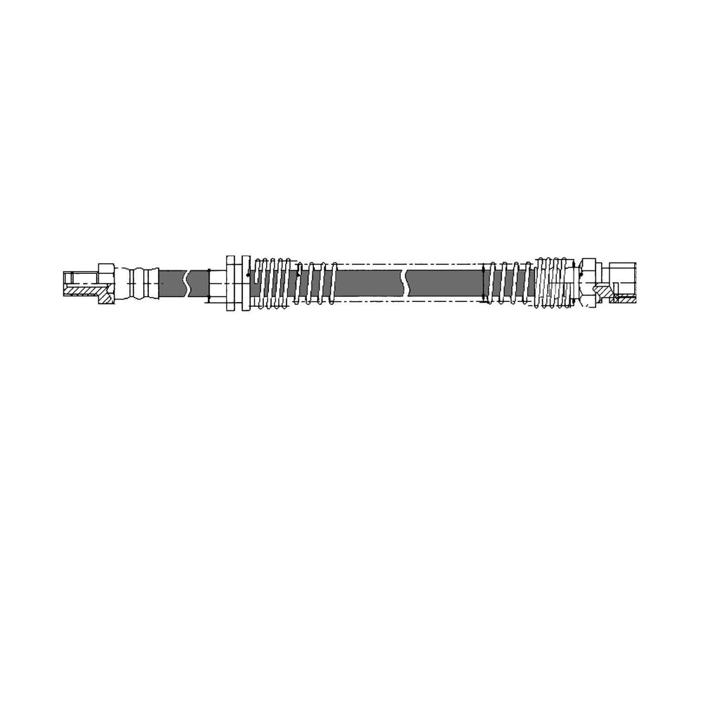 Centric Brake Hydraulic Hose for 968, 944 150.37015