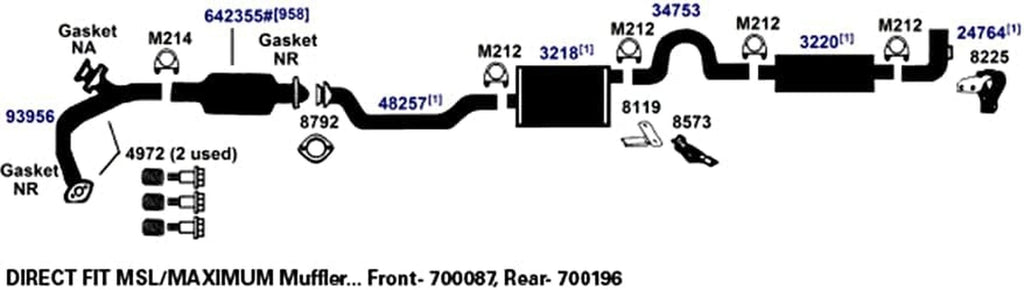 4972 Exhaust Bolt/Spring
