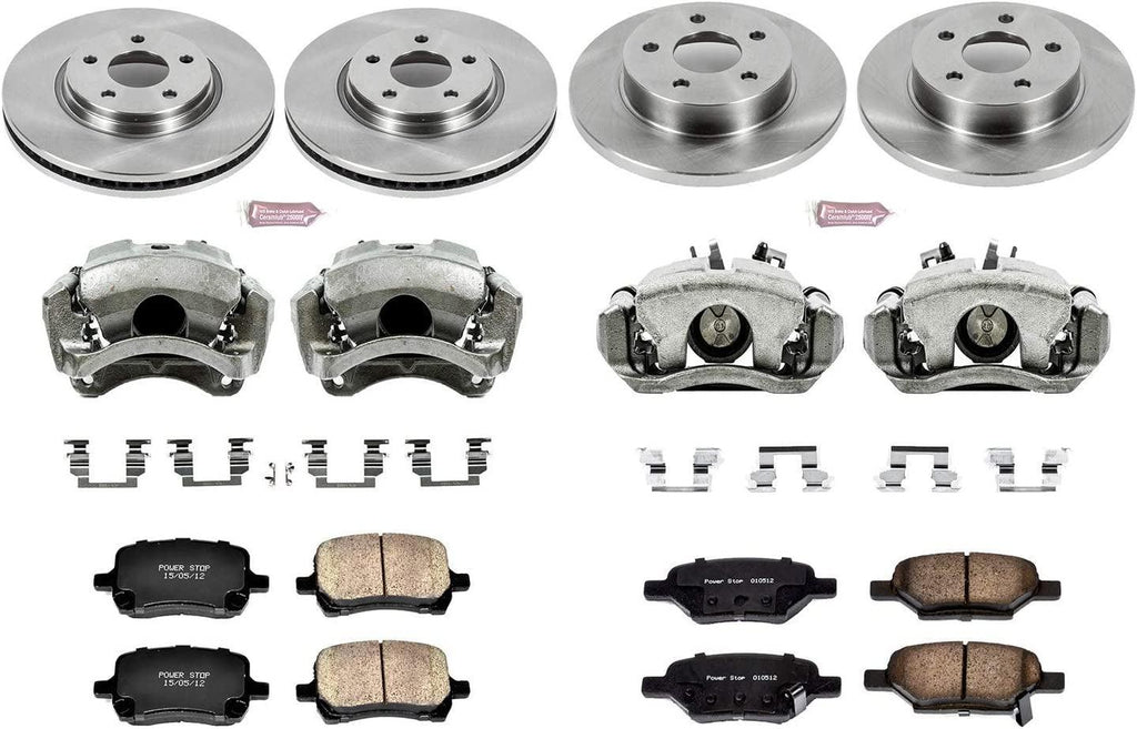 KCOE2731A Autospecialty 1-Click OE Replacement Brake Kit with Calipers