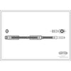 Corteco Brake Hydraulic Hose for Audi 19032526