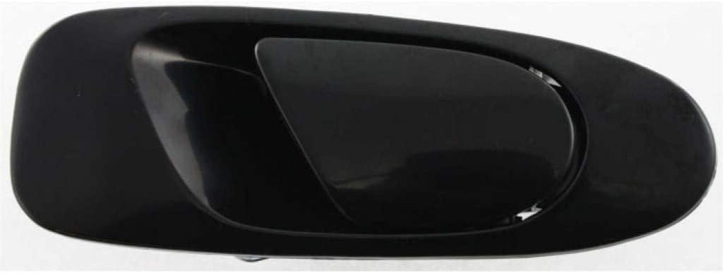 For Honda Civic Exterior Door Handle Rear, Passenger Side Smooth Black (1992-1995) | Trim: DX/LX/EX | HO1521102 | 72640SR4J01ZC