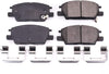 17-1913, Z17 Front Ceramic Brake Pads with Hardware