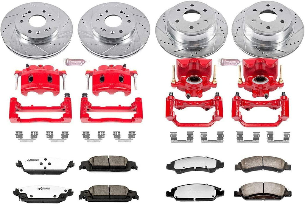 KC6560-36 Front & Rear Z36 Truck and Tow Brake Kit with Calipers