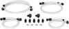 MMSBH-RX8-04K Oil Line Kit Compatible with Mazda RX-8 2004-2011 Silver