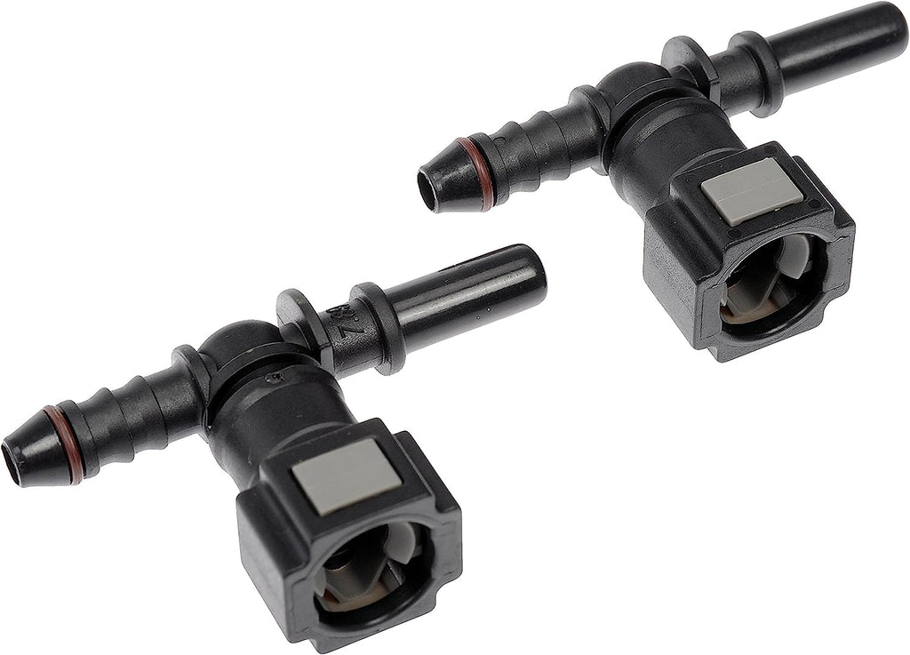 Dorman 800-177 Quick Connector 5/16 In. Steel TEE to 6Mm with O-Ring, 2 Pack