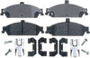 17D727CH Professional Ceramic Front Disc Brake Pad Set