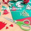 Scissors Bulk Set of 5-Pack,  8" Multipurpose Sharp Sewing Craft Fabric Scissors for Office Home High/Middle School Student Office Teacher Art Supplies, Soft Comfort-Grip Right/Left Handles