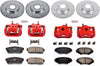 KC2725 Z23 Evolution Sport 1-Click Brake Kit with Powder Coated Calipers (Brake Pads, Drilled/Slotted Rotors)