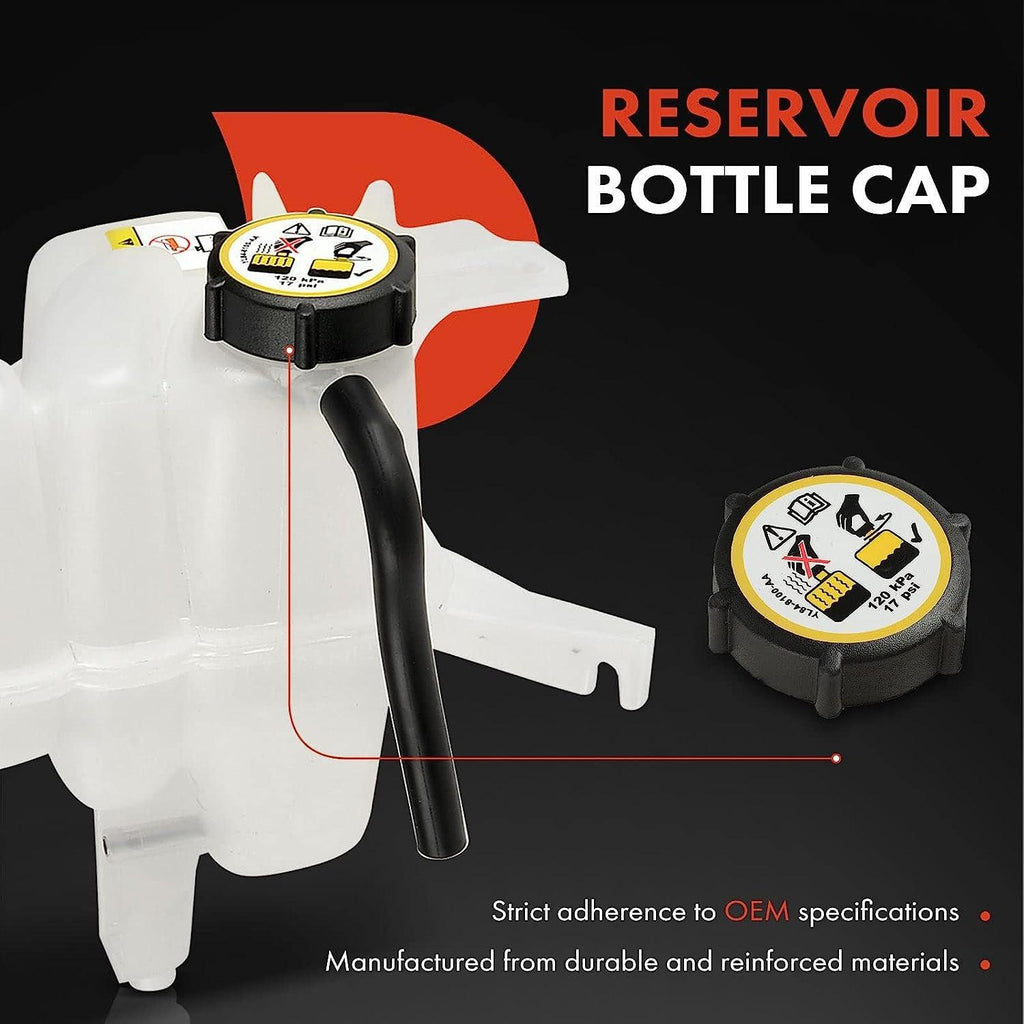 A-Premium Engine Coolant Overflow Recovery Reservoir Tank [W/Cap & Sensor] Compatible with Ford Escape 2001-2006 [3.0L] & Mazda Tribute 01-06 [3.0L] 05-06 [2.3L] & Mercury Mariner 2005 2006 [3.0L]