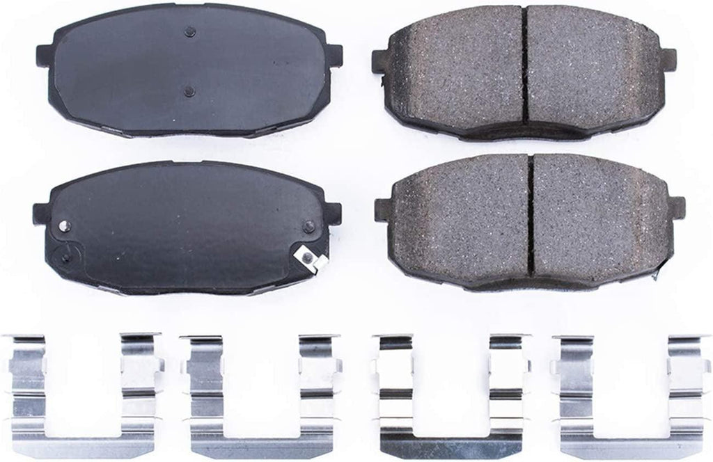 17-1397, Z17 Front Ceramic Brake Pads with Hardware