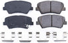 17-1543, Z17 Front Ceramic Brake Pads with Hardware