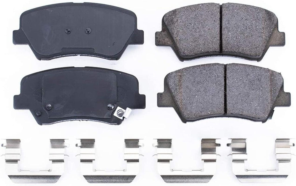 17-1543, Z17 Front Ceramic Brake Pads with Hardware