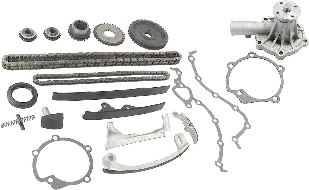 DNJ TK101WP TIMING KIT with WATER PUMP for 81-89 CHRYSLER, MAZDA, MITSUBISHI / L4 / 2.6L / 156 SOHC 8V G54B, G54BT