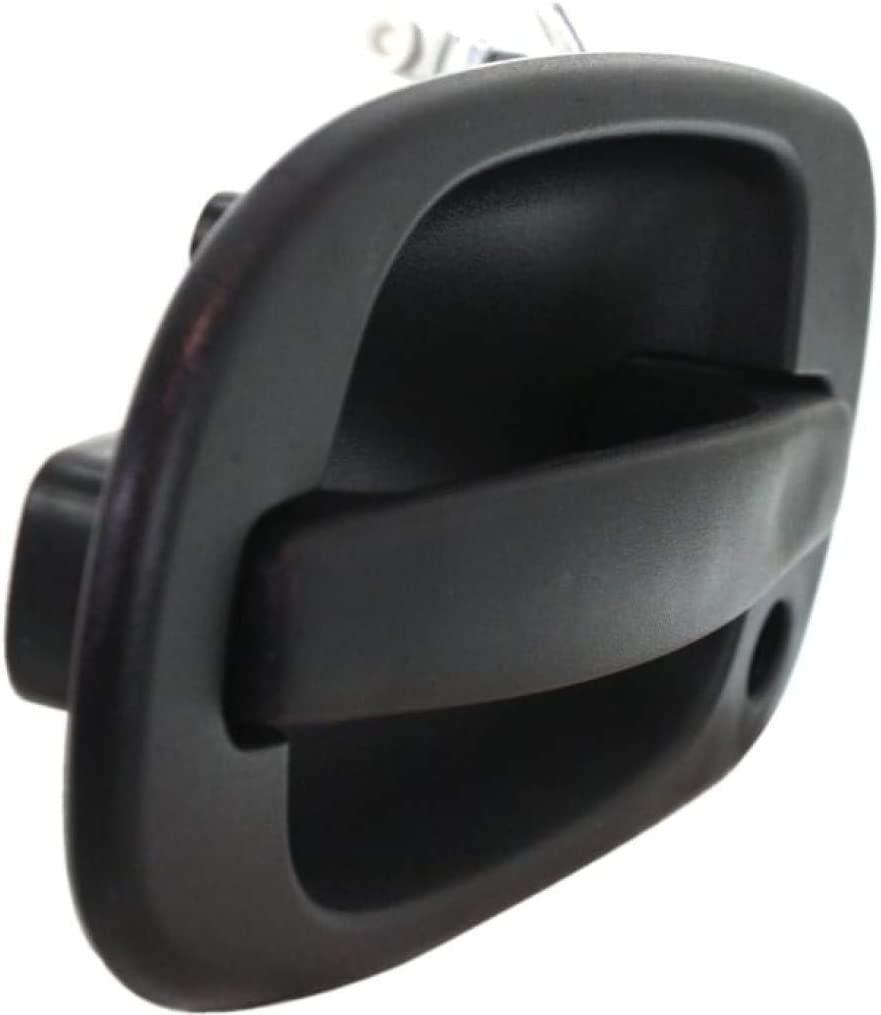 for Chevy Uplander Exterior Door Handle Front Driver Side Textured Black 2005-2009 | with Key Hole | Trim:All Submodels | GM1310147 | 10322201