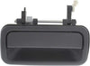 for Honda Passport Exterior Door Handle Rear, Driver Side Textured Black (1994-1997) | Trim: LX/DX/EX