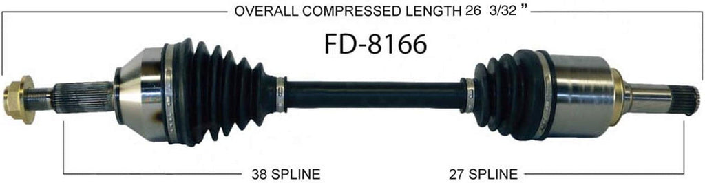FD-8166 CV Axle