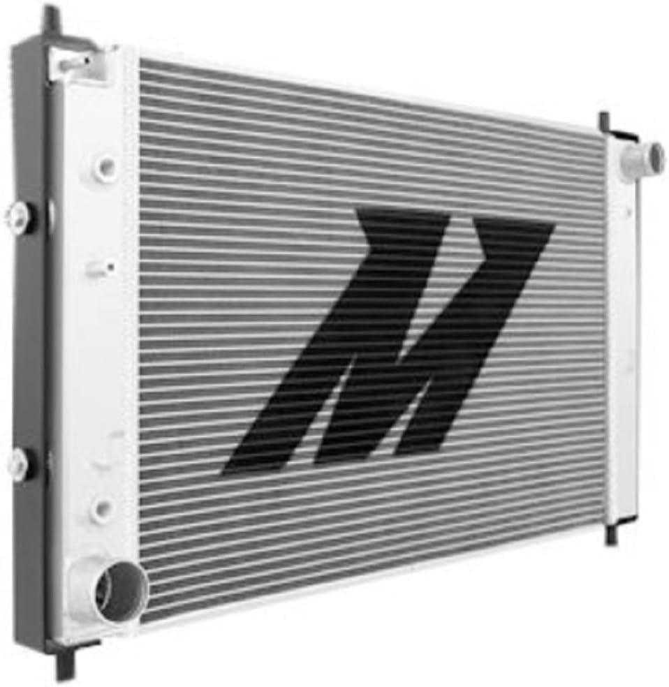 MMRAD-MUS-97BA Bracketed Aluminum Radiator Compatible with Ford Mustang Automatic 1997-2004 Silver