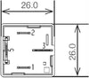 007793031 with Coil Suppression Power Relay 4 Pin, Mini ISO