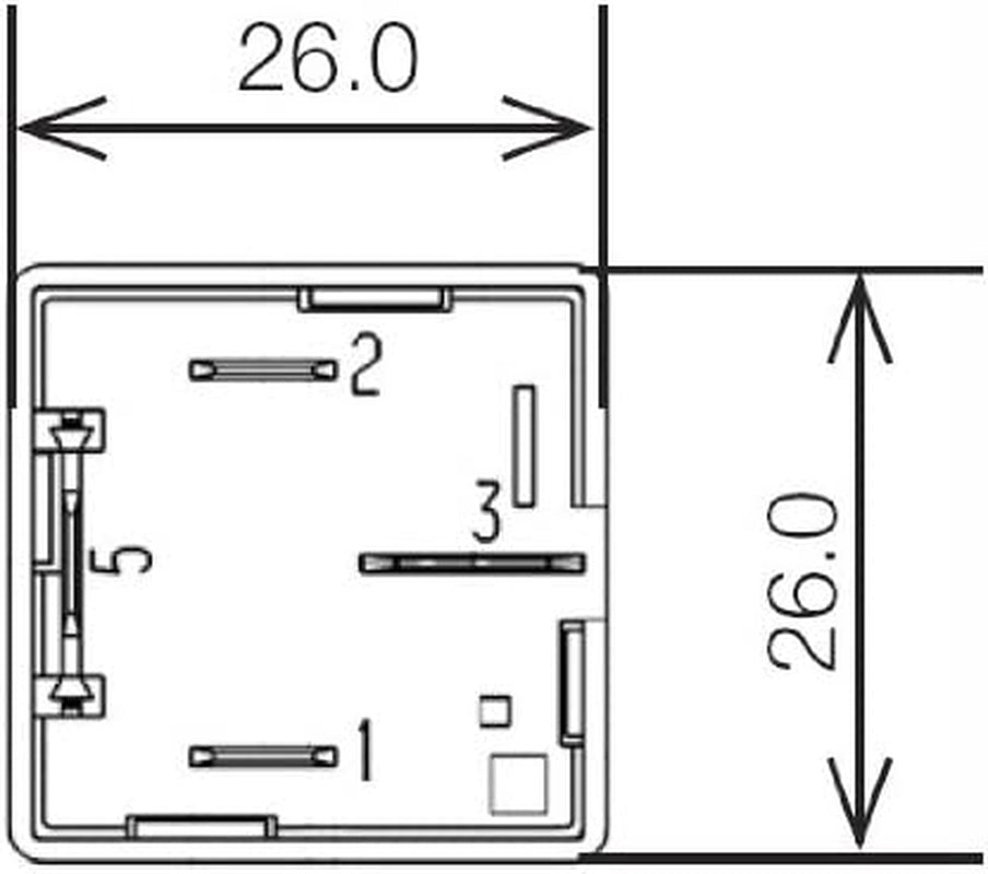 007793031 with Coil Suppression Power Relay 4 Pin, Mini ISO