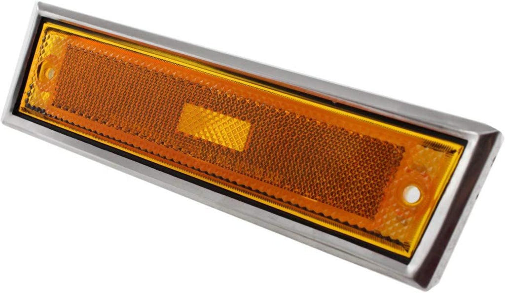 For Chevy Blazer Side Marker Light 1981-1991 Driver Side W/Chrome Trim for GM2550115 | 915557