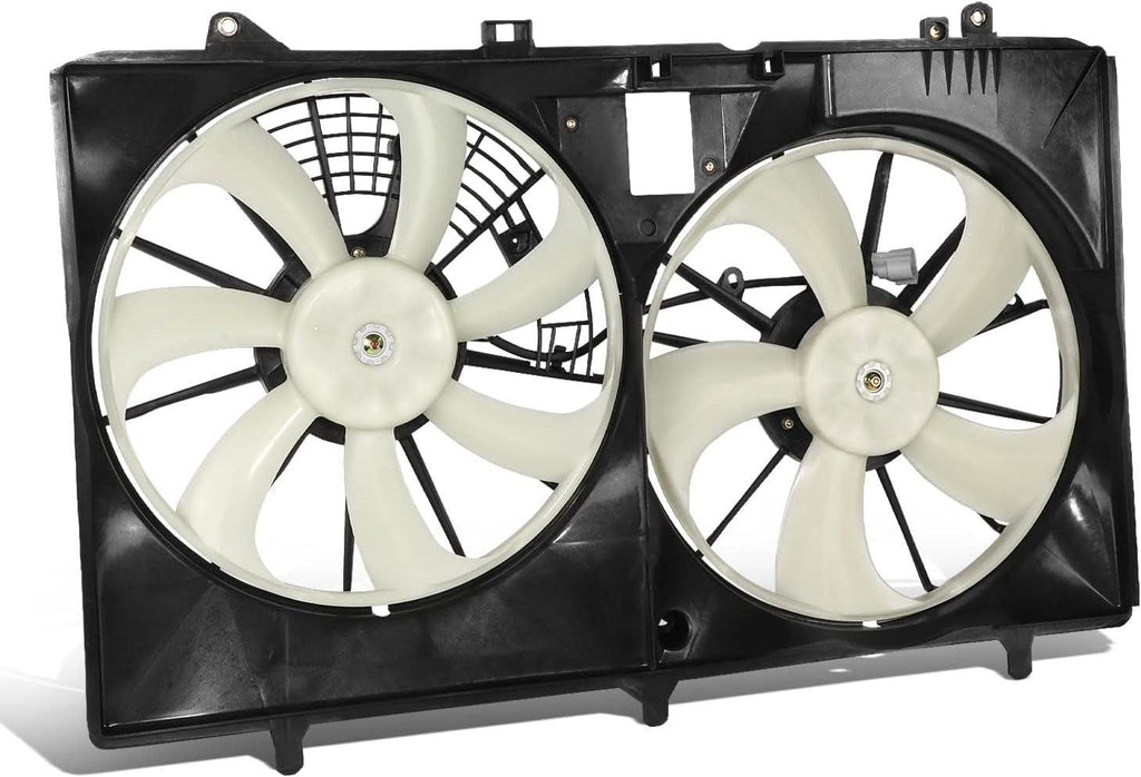 Factory Style Radiator Cooling Fan Assembly Compatible with 10-15 RX350 / 11-16 Sienna 3.5L W/Tow Package,Oem-Rf-1038
