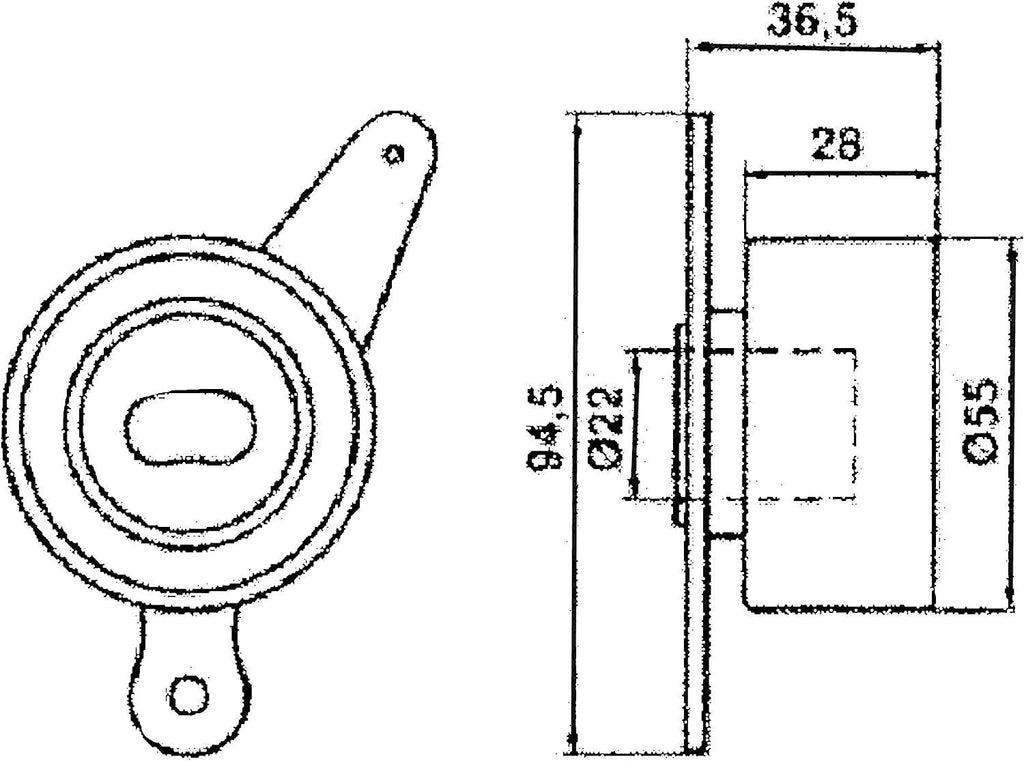 Gold T41012 Manual Timing Belt Tensioner