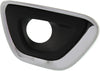 Front, Driver and Passenger Side Fog Light Trim Set of 2 Compatible with 2014-2016 Jeep Grand Cherokee Black, with Chrome Trim, Laredo, Limited, Overland, Summit Models, Black and Chrome