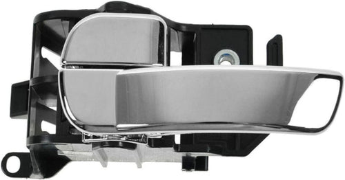 Front or Rear Inner inside Interior Door Handle Gray & Chrome LH Left Driver Side Compatible with 2005-2013 Nissan Frontier / 2005-2012 Pathfinder / 2005-2013 Xterra