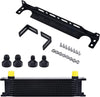 10 Row Oil Cooler Bundle with 330Mm Oil Cooler Mounting Bracket Kit