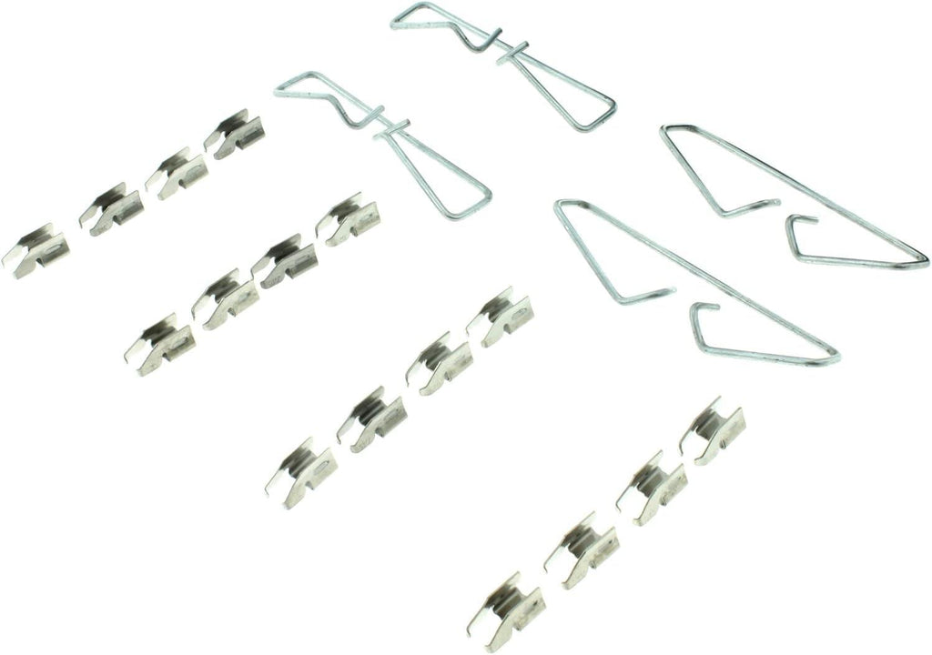Centric Posi-Quiet Ceramic Replacement Front Disc Brake Pad Set with Shims for Select Jeep Model Years (105.04770)