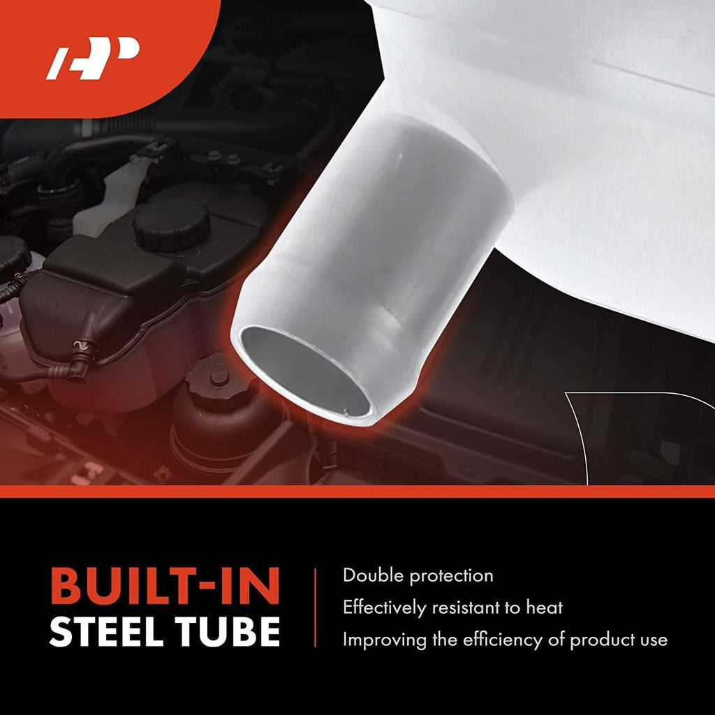 A-Premium Engine Coolant Overflow Recovery Reservoir Tank [With Cap] Compatible with Dodge Ram 1500 2002 2003 [3.7L 4.7L], Ram 1500 & Ram 2500 & Ram 3500 2003 [5.7L], Replace# 5072602AA, 5072602AB