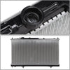 OEM-RA-2300 1-Row Aluminum Cooling Radiator Compatible with 99-02 Mitsubishi Galant 2.4L AT, 28-1/4" W X 14-3/4" H X 5/8" D, 1-7/16" Inlet / 1-7/16" Outlet