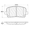 Centric Front Disc Brake Pad for Vibe, Corolla, Matrix (103.09230)