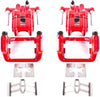 Rear S2588 Pair of High-Temp Red Powder Coated Calipers