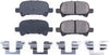 17-828, Z17 Rear Ceramic Brake Pads with Hardware