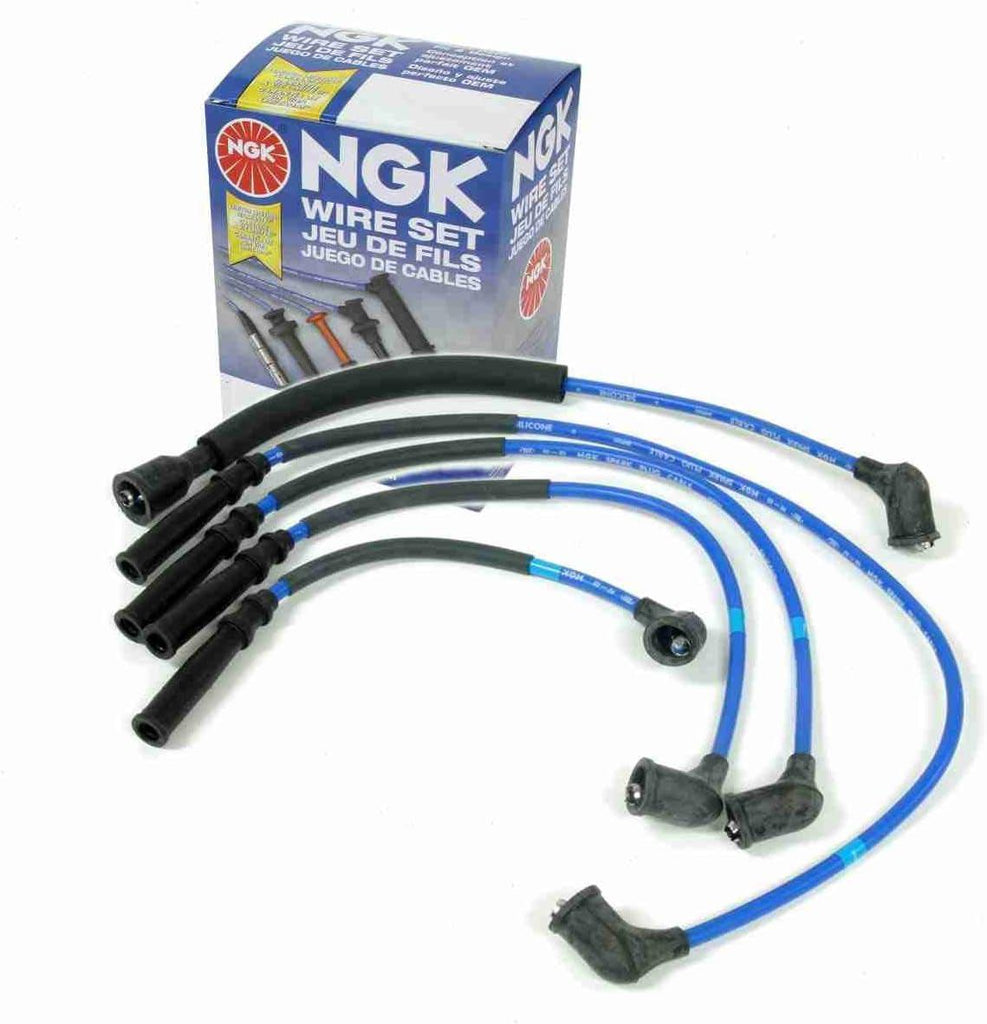 NGK Spark Plug Wire Set Compatible with Mazda B2000 2.0L L4 1986-1987