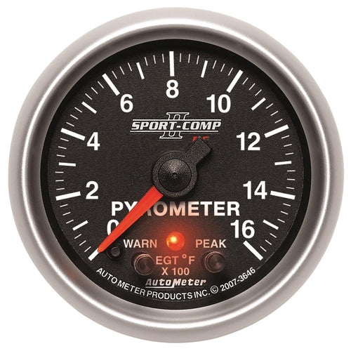 2-1/16 in. PYROMETER 0-1600 Fahrenheit SPORT-COMP II - greatparts