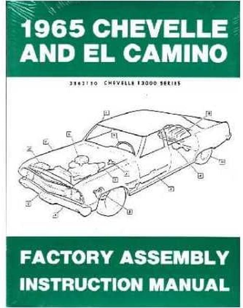 1965 Chevrolet Chevelle El Camino Assembly Manual Book