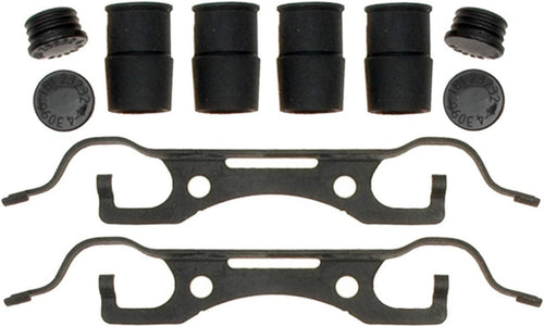 Gold 18K2112X Front Disc Brake Caliper Hardware Kit with Clips, Bushings, Caps