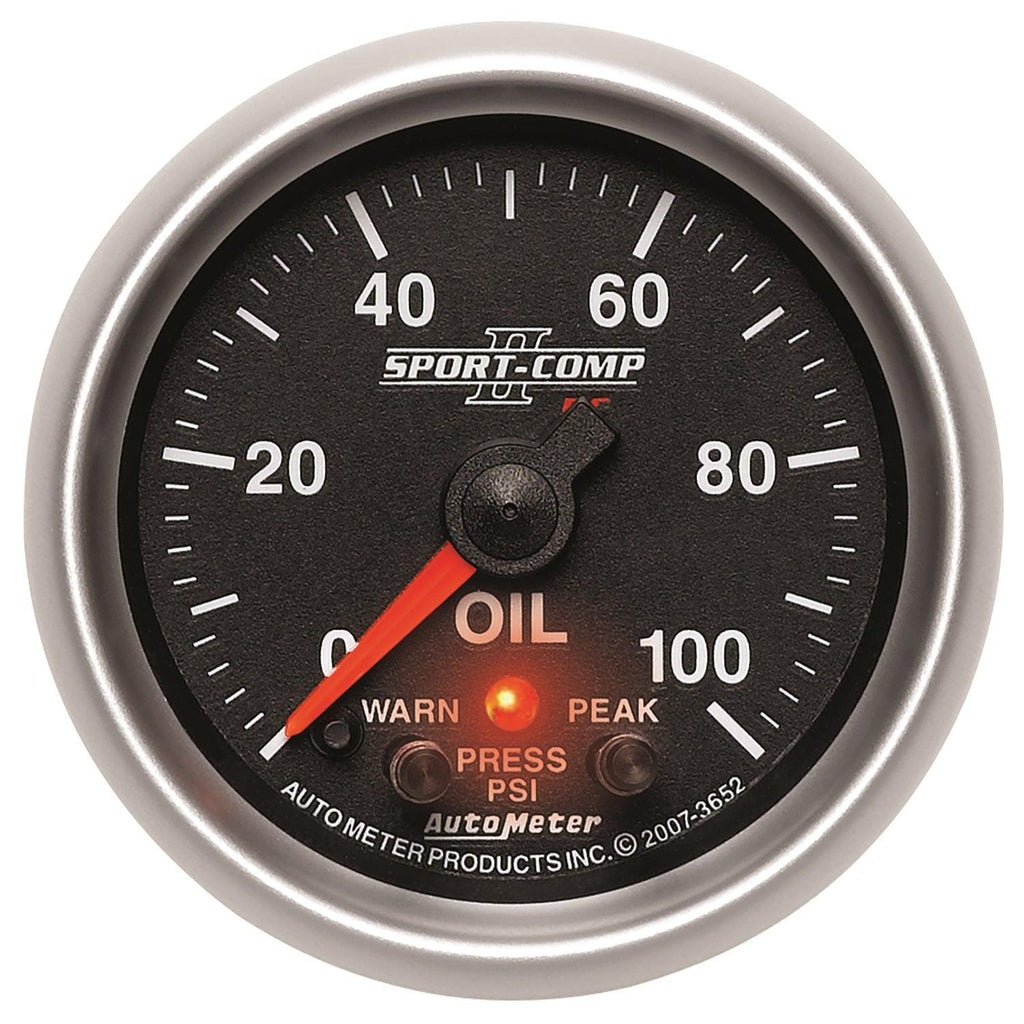 2-1/16 in. OIL PRESSURE 0-100 PSI SPORT-COMP II - greatparts