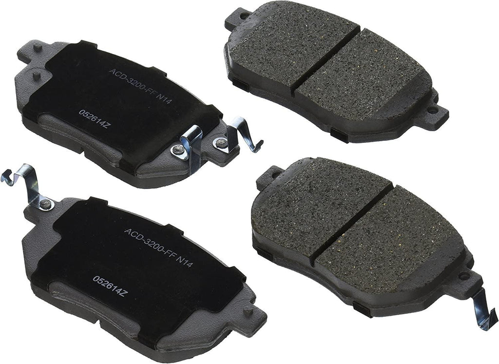 Silver 14D969CH Ceramic Front Disc Brake Pad Set