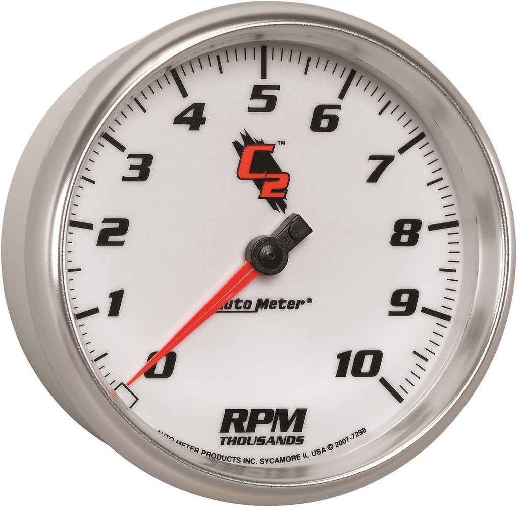 7298 C2 5" 10000 RPM In-Dash Tachometer