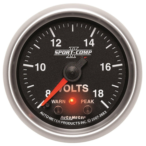 2-1/16 in. VOLTMETER 8-18V SPORT-COMP II - greatparts