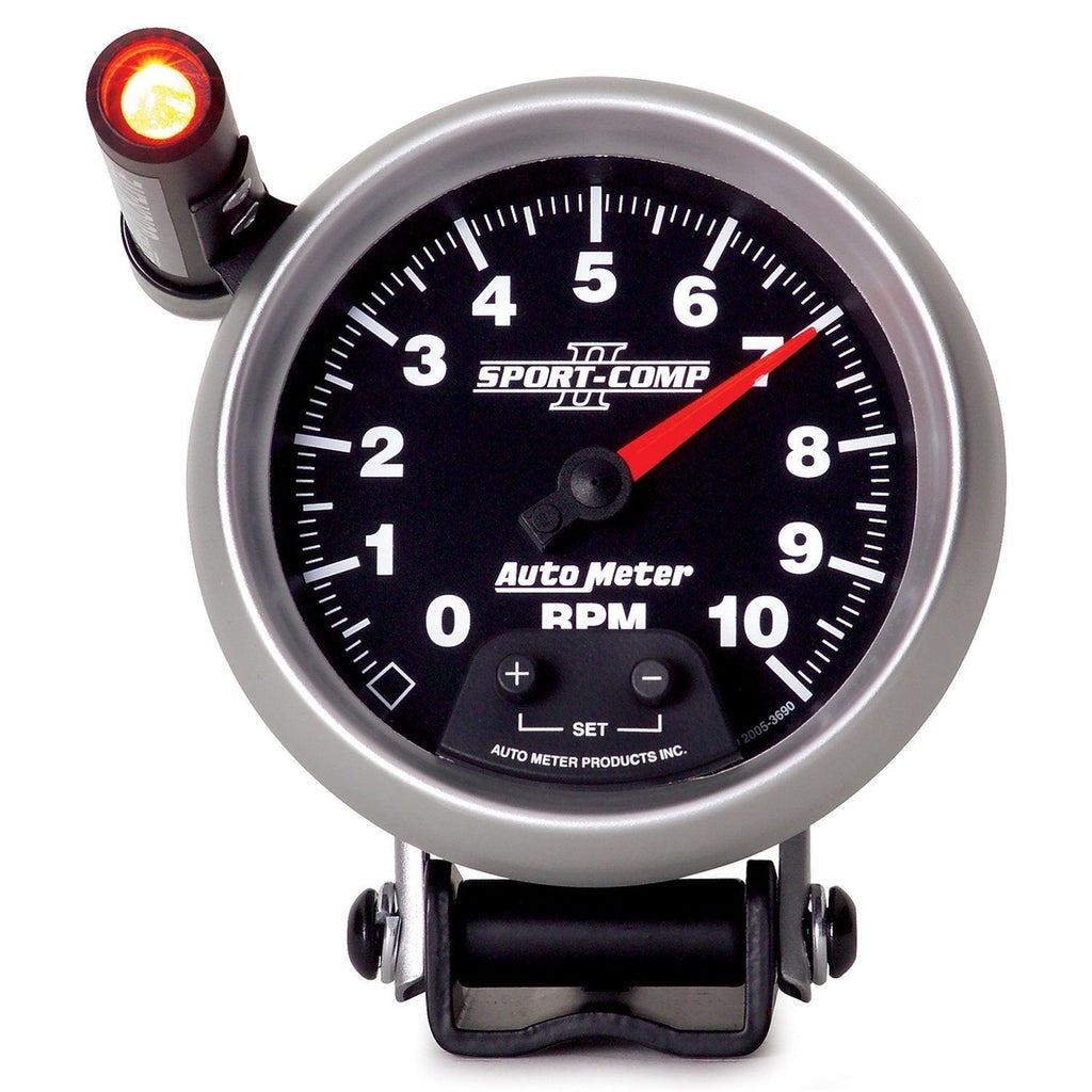 3-3/4 in. PEDESTAL TACHOMETER 0-10000 RPM SPORT-COMP II - greatparts